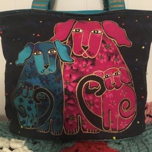 Laurel Burch NWT Small Canvas Tote/Smoke-Free Home